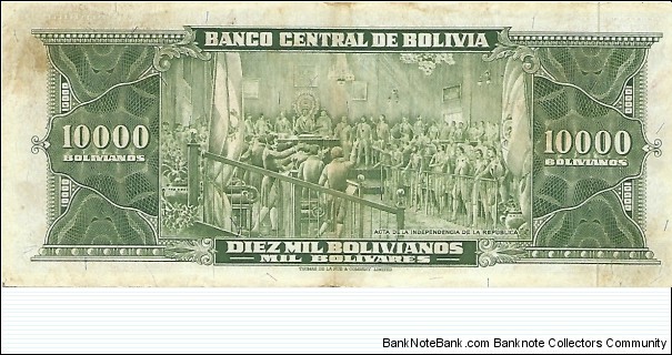 Banknote from Bolivia year 1945