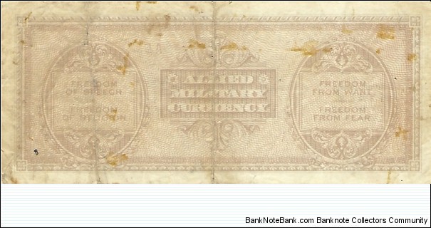 Banknote from Italy year 1943