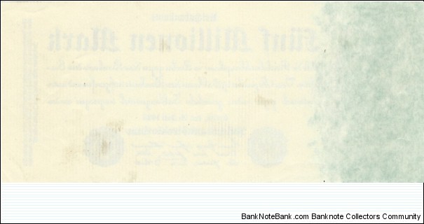 Banknote from Germany year 1923