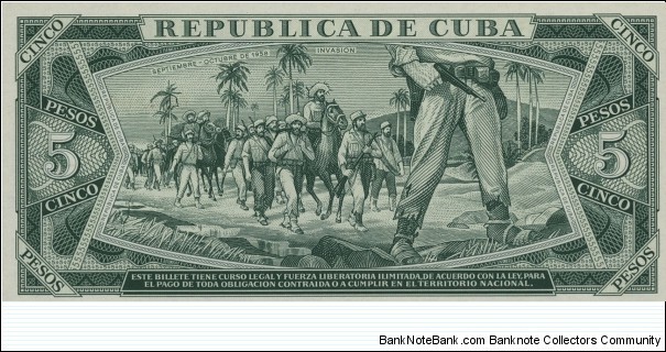 Banknote from Cuba year 1987