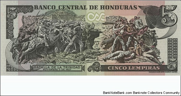 Banknote from Honduras year 2004