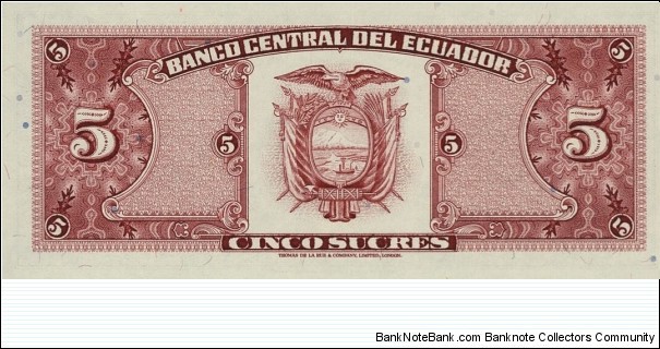 Banknote from Ecuador year 1988