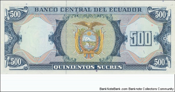 Banknote from Ecuador year 1988