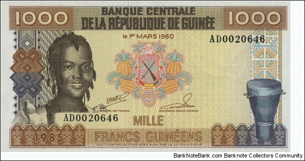 1000 Francs Banknote