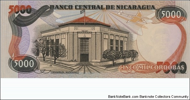 Banknote from Nicaragua year 1985