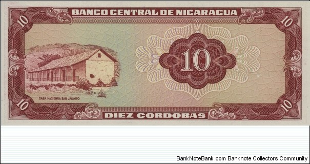 Banknote from Nicaragua year 1972