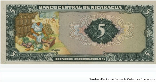 Banknote from Nicaragua year 1972