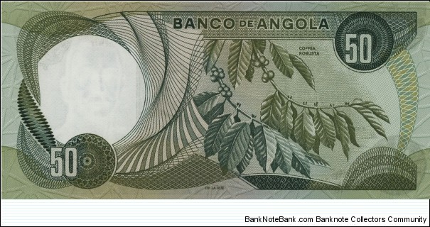 Banknote from Angola year 1972