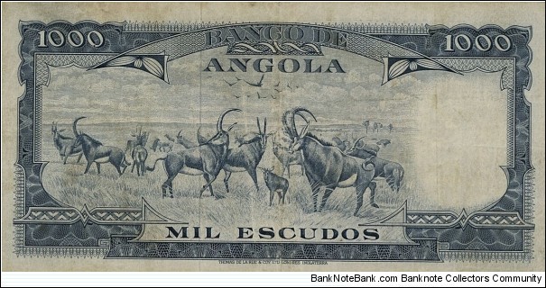 Banknote from Angola year 1962