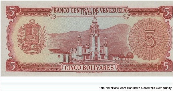 Banknote from Venezuela year 1974