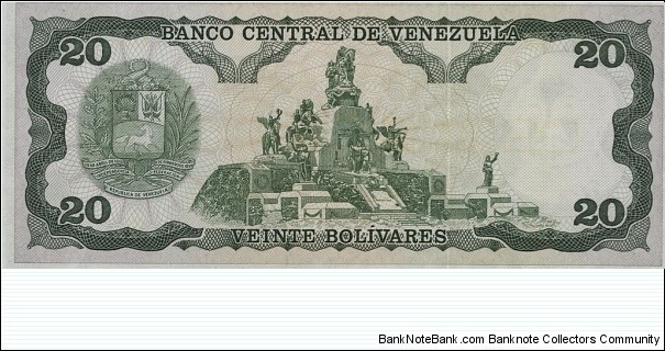 Banknote from Venezuela year 1984