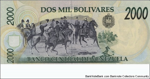 Banknote from Venezuela year 1998