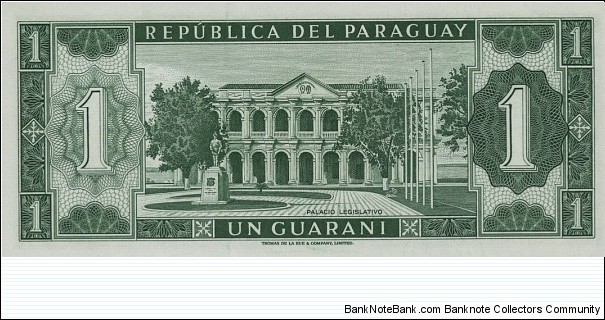 Banknote from Paraguay year 1952