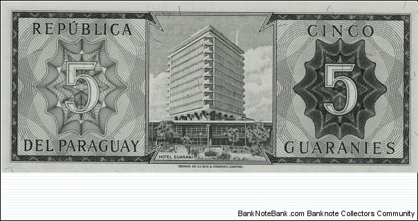 Banknote from Paraguay year 1952