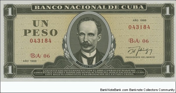 1 Peso Banknote