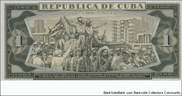 Banknote from Cuba year 1988