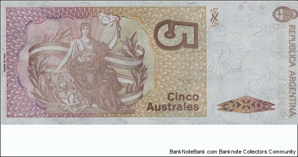 Banknote from Argentina year 1987