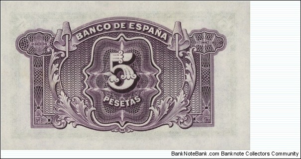 Banknote from Spain year 1935