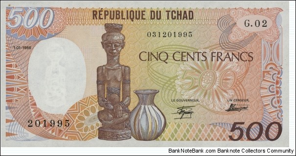 500 Francs Banknote