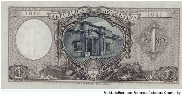 Banknote from Argentina year 1947