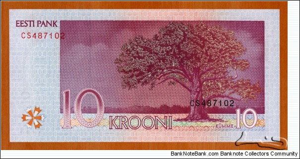 Banknote from Estonia year 2007