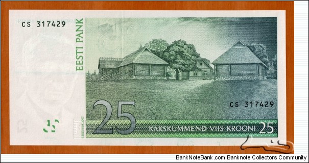 Banknote from Estonia year 2007