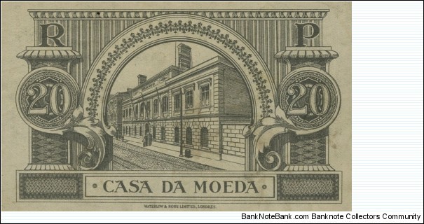 Banknote from Portugal year 1925