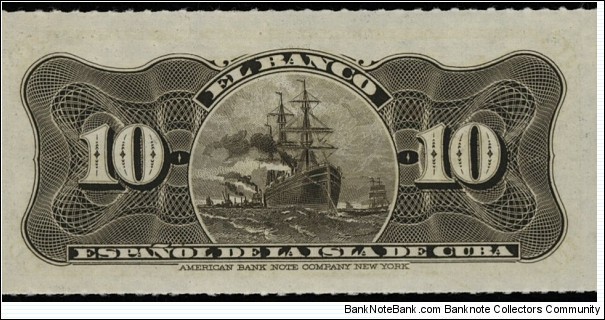 Banknote from Cuba year 1897