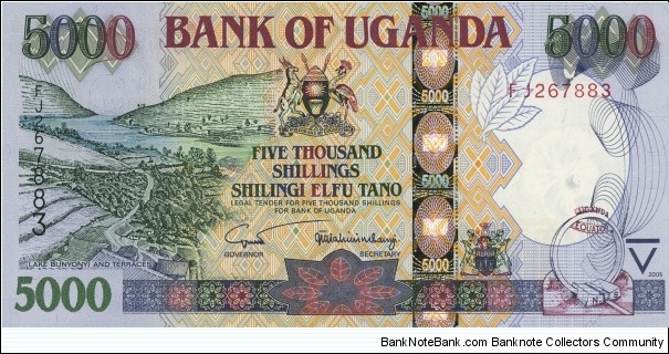 5000 Shillings Banknote