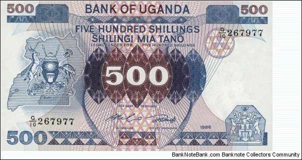 500 Shillings Banknote