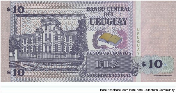 Banknote from Uruguay year 1998