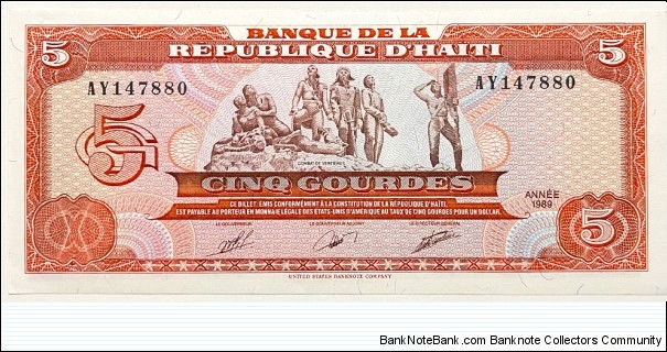 5 Gourdes Banknote