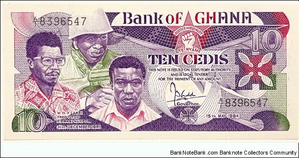 10 Cedis Banknote