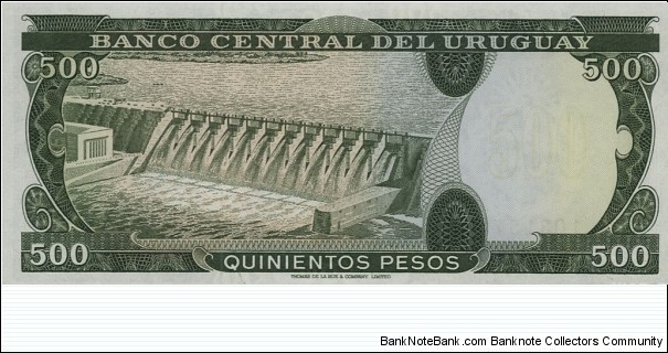 Banknote from Uruguay year 1967