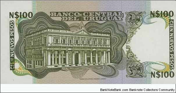 Banknote from Uruguay year 1987