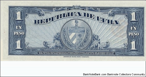 Banknote from Cuba year 1960