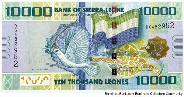 10.000 Leones Banknote