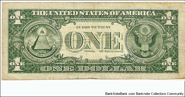 Banknote from USA year 1957