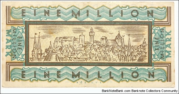 Banknote from Germany year 1923