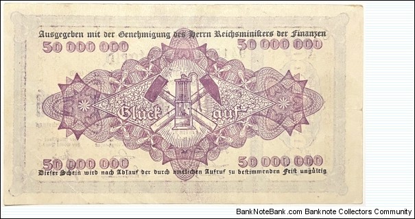 Banknote from Germany year 1923