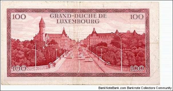 Banknote from Luxembourg year 1970