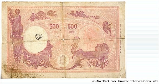 Banknote from Italy year 1943