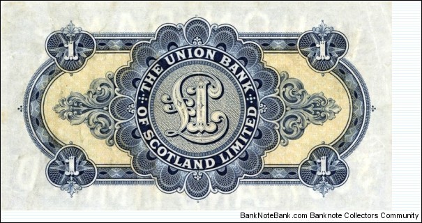 Banknote from Scotland year 1933