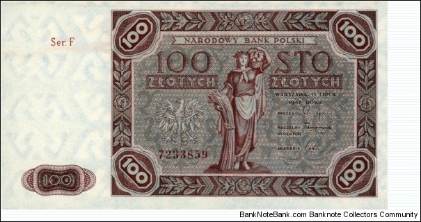 100 Złotych Banknote