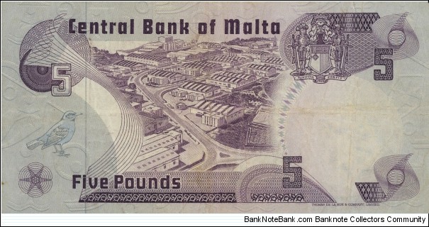 Banknote from Malta year 1967