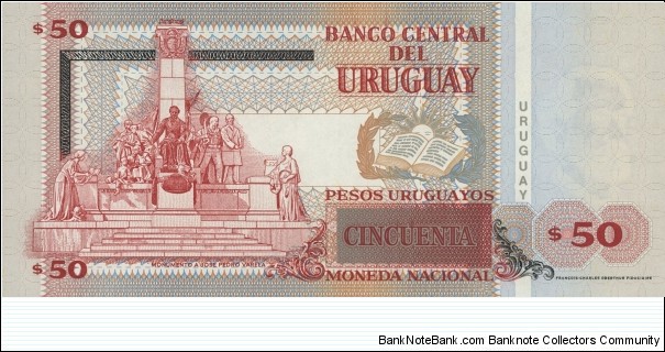 Banknote from Uruguay year 2008