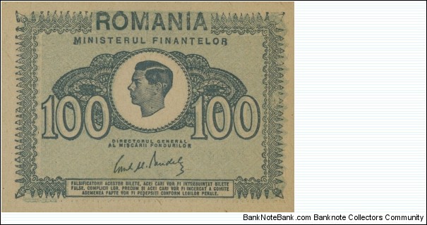 100 Lei - Mihai I Banknote