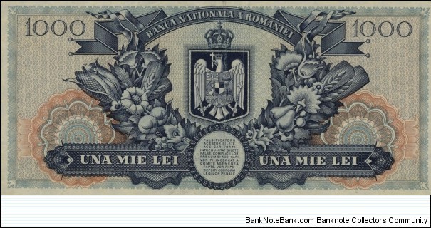 Banknote from Romania year 1947