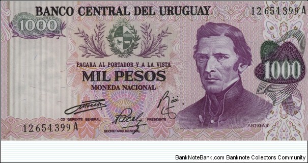 1000 Pesos Banknote