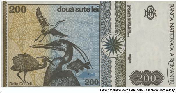 Banknote from Romania year 1992